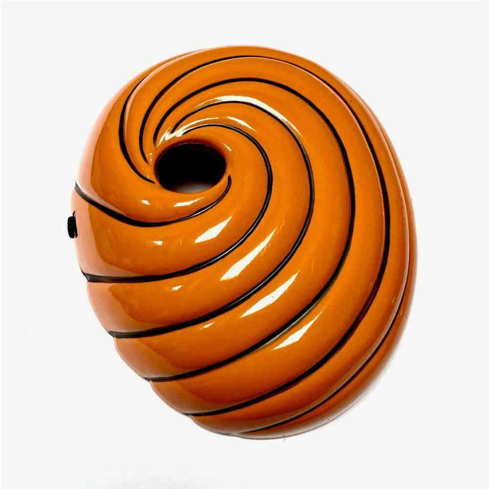 

Маска Наруто Тоби Косплей Аниме Обито Смоляная Маска Костюм на Хэллоуин Косплей Реквизит Latex Adults