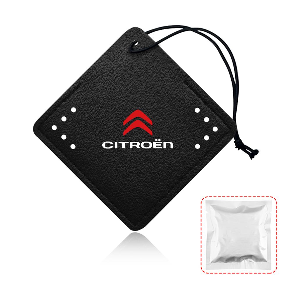 

1pc Car Air Freshener Natural Scented Hanging Aromatherapy Block Shape For Citroen Logo C3 C4 DS3 C1 Picasso C-ELYSEE Styling 1pc