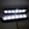 LED Car Light 2Pcs/Pair LED Fog Lamps Daytime Running Light Car Accessories Fit For Mitsubishi Outlander SPORT RVR ASX 2010-2012