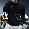 Men's Autumn/Winter Retro Print Chinese Style Crew Neck Hoodie - Trendy, Fashionable, High Quality, Long Sleeve Top