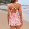 Women's Print  Swimwear Sense Bikini With Chest Pad No Steel Bra Swimwear