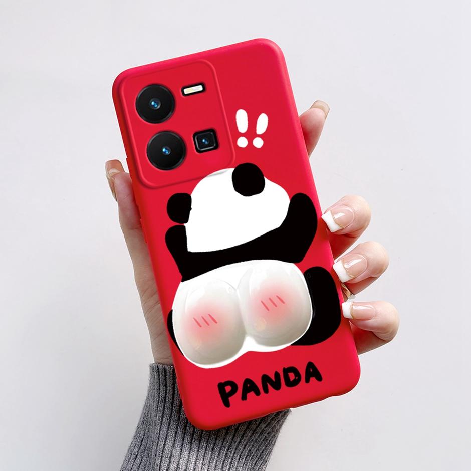 For vivo Y35 4G Protective Case For vivo Y35 4G Fashion Cartoon Phone Cases For vivo Y35 4G Beautiful Painting Back Cover Coque