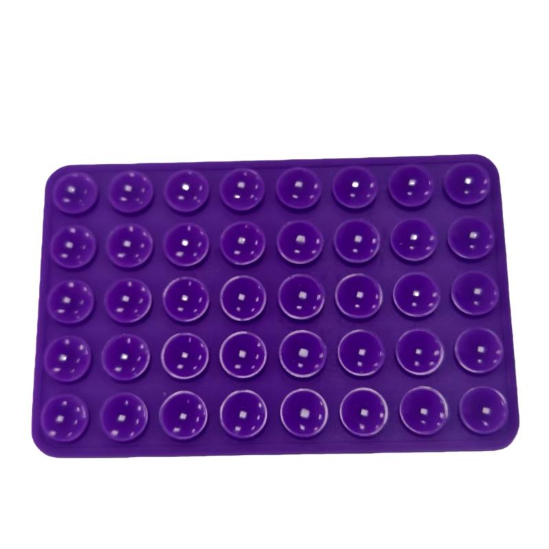 1/3Pcs Mobile Phone Silicone Sucker Pad Double Sided 40 Suction Cup Phone Holder Detachable Anti-slip Fixture