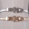 Meier Metal Spring Elastic Waist Chain - Fashionable, Versatile Matte Buckle Iron Chain Skinny Belt