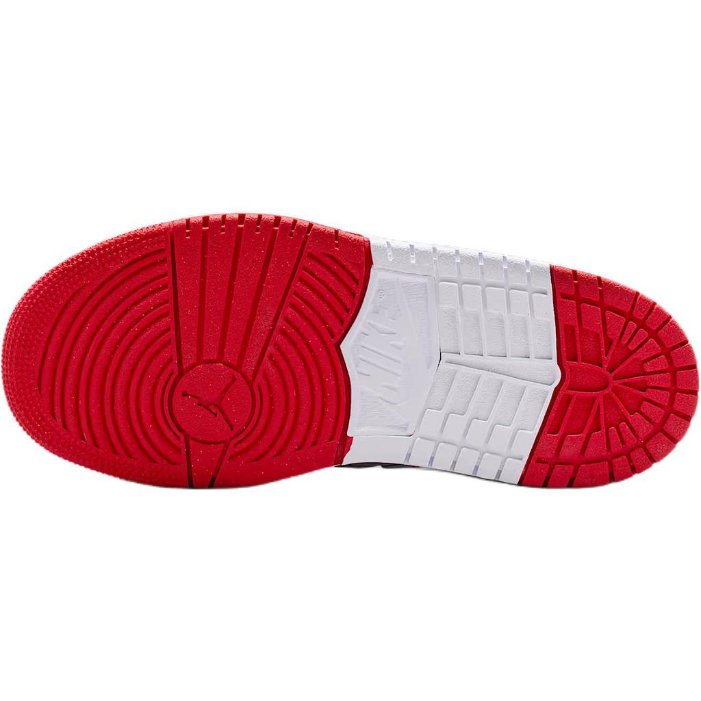 Jordan 1 Basso RM Moda Confortevole Durevole Scarpe da Skate Basse per Bambini Sneakers per Bambini Rosso Nero HQ2024-600