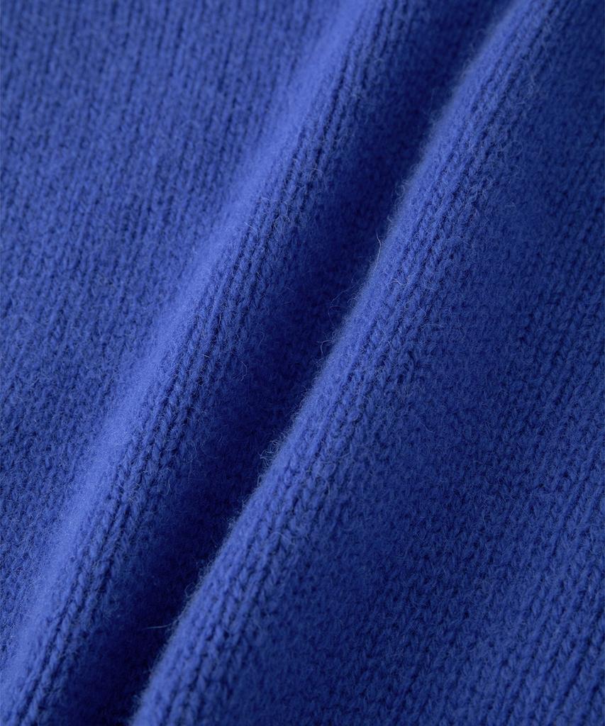 Sseomweeobeoteo Boucle Heart Wool Knit - Cobalt Blue