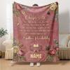 Embrace Journey'S Next Chapter Customize Your Name Blankets Are Warm Soft Blankets Perfect For Naps Sofas And Relaxation They Also Make Great