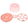 1 Set Handheld Plastic Cake Box Transparent Reusable Baking Storage Case Portable For Birthday Dessert Wrapping Packaging Home
