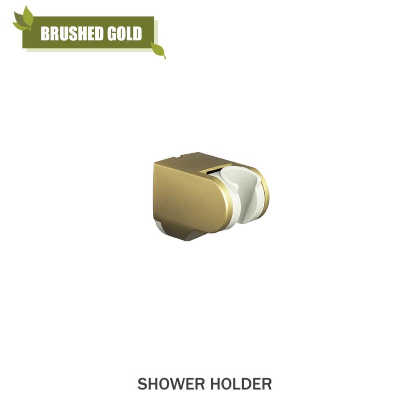ABS Hand Shower Brushed Gold Chrome White Black 7 Modes Hand Held Shower Wall Mounted Adjustable Holder Hand Hold Shower Head