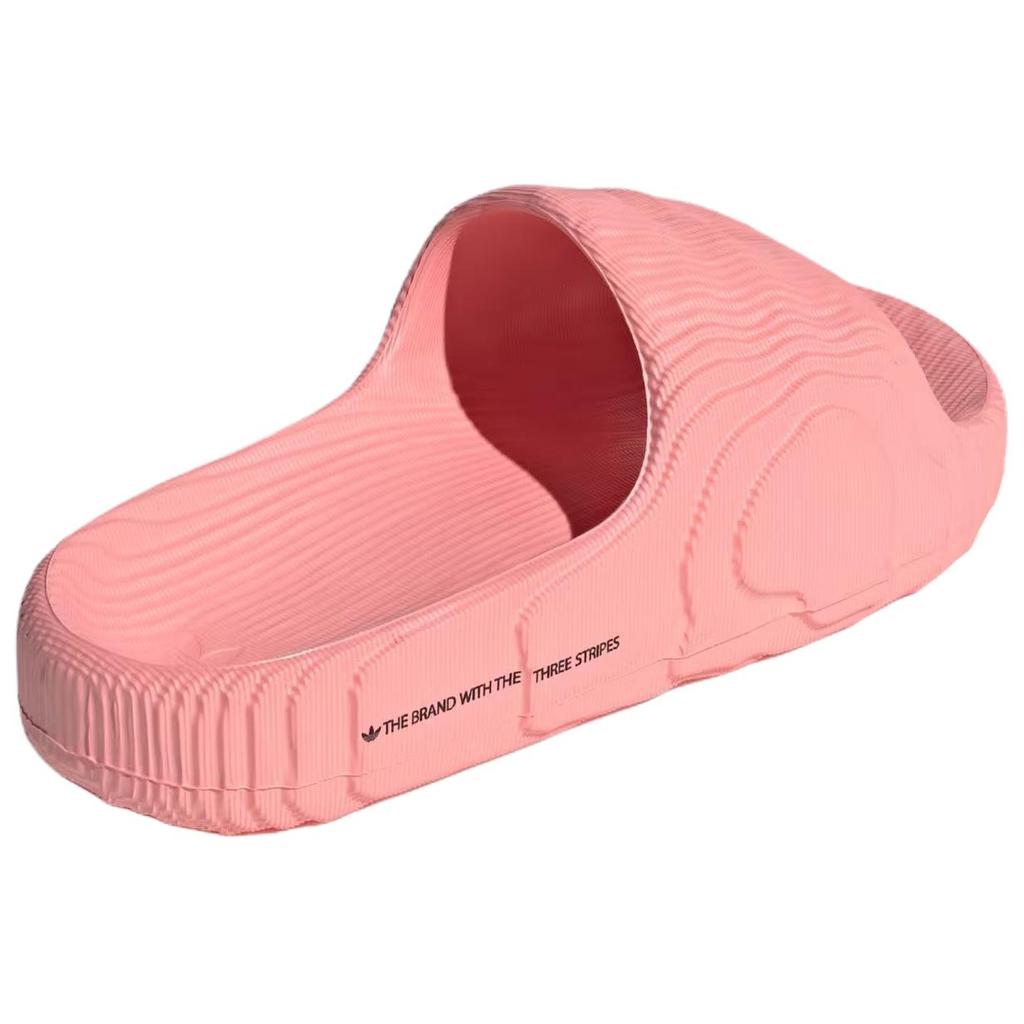 Adidas Originals Adilette 22 Versatile Comfortable Anti-Friction Slide Sandals Unisex Footwear Pink JH9690