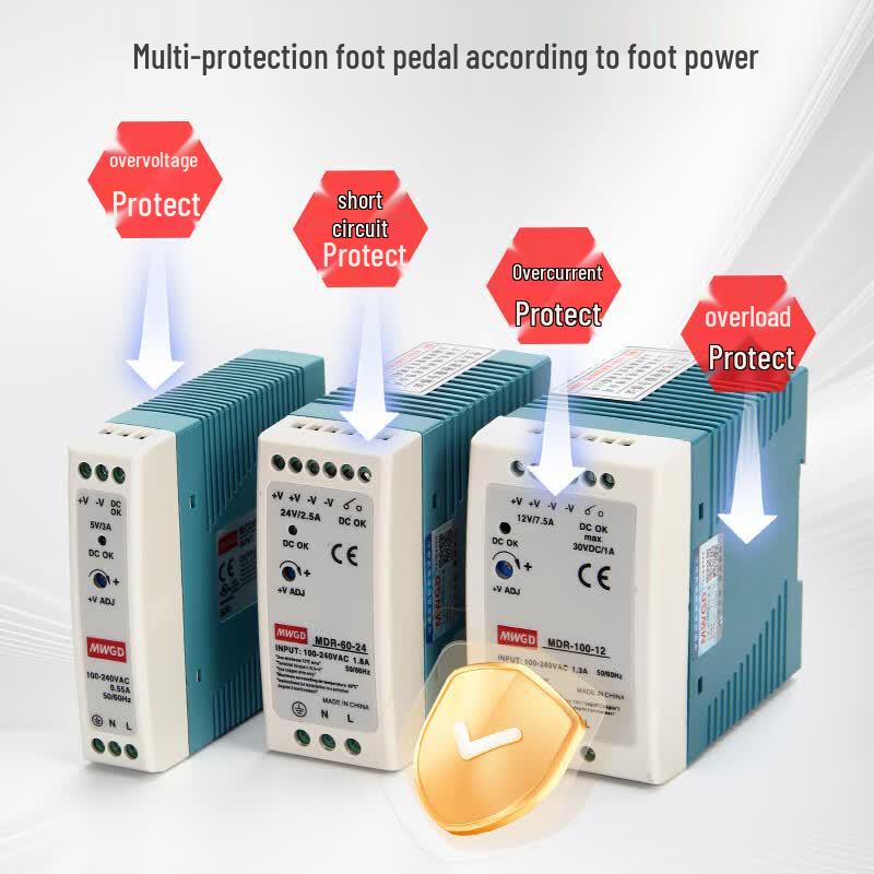 MWGD DIN Rail Mount Switching DC Power Supply Module