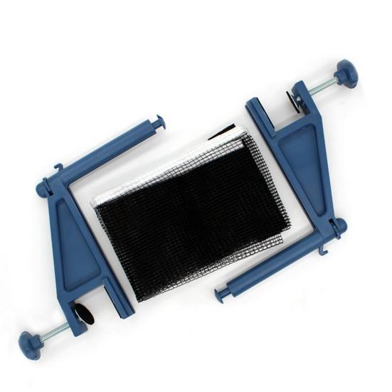 Table Tennis Net Set Professional Training Practice Ping Pong Net with Clamps Adjustable Table Tennis Net Clamp Post Set