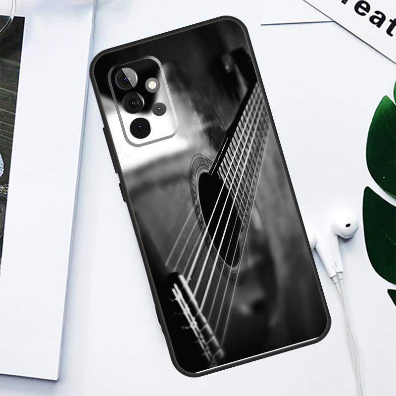 Guitar Music For Samsung Galaxy A55 A54 A35 A15 A34 A14 A53 A33 A13 A05 A06 A16 A22 A32 A52 Phone Case