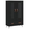 VidaXL Highboard Black 69.5x31x115 Cm Engineered Wood 828269