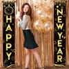 New Years Decorations 2026 Porch Banner, Happy New Year Door Banner New Year Front Porch Hang Door Banners, New Years Door Banner for NYE Party