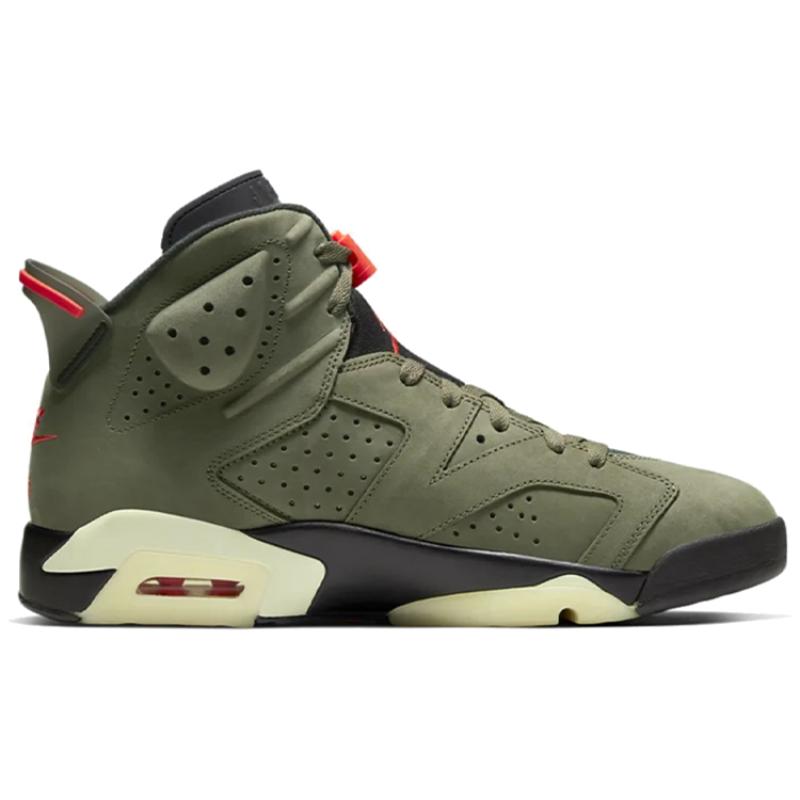 Travis Scott X Jordan 6 Retro Olive Jordan CN1084-200