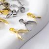 5 Stück 10 Stück Edelstahl-Anhänger-Klemmclip-Verschlusshaken für DIY-Halsketten-Schmuckherstellungsmaterial