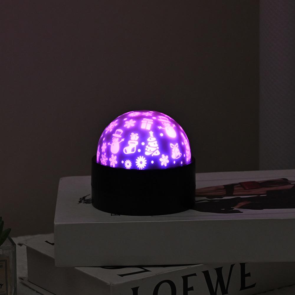 Flashing Light Effect Moon Galaxy Projector Light Color-changing Festive Party Mood Lights  Gift