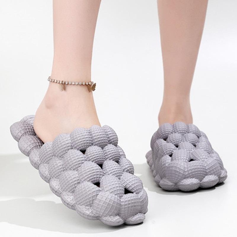Summer Stepping On Shit Feeling Peanut Slippers EVA Non-slip Home Massage Foot Bathroom Bath Men and Women Sandals