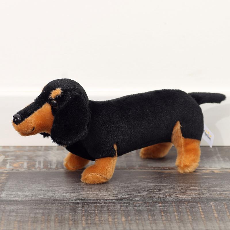 20/30cm Simülasyon Bulldog Peluş Bebek Sevimli Dachshund Çocuk Yatıştırıcı Bebek Gerçekçi Evcil Hayvan Köpek Serisi Peluş Dolgulu Oyuncak Çocuk Hediyesi