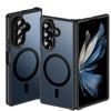 Translucent Magnetic Phone Case for Samsung Galaxy Z Fold 7 Hard PC Bumper Protective Phone Cover Non-Slip New Products 2025