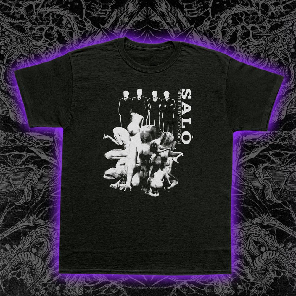 Salo 120 Days of Sodom T-Shirt Cult Film Graphic Tee Pasolini Shock Cinema