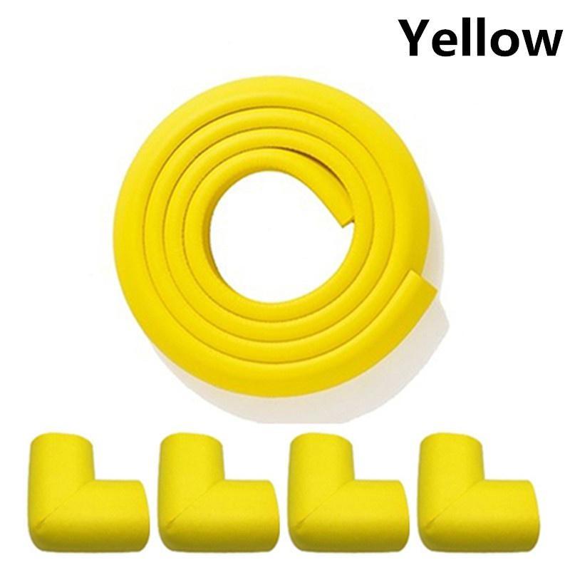 2M+4PCS Baby Corner Protection Baby Safety Table Desk Edge Guard Strip Home Cushion Guard Strip Safe Protection Free Tape