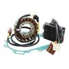 Magneto Coil Stator + Voltage Regulator + Gasket Assy for Motorcycle Engine Charging System Upgrade Fit for Aprilia RSV 1000 R