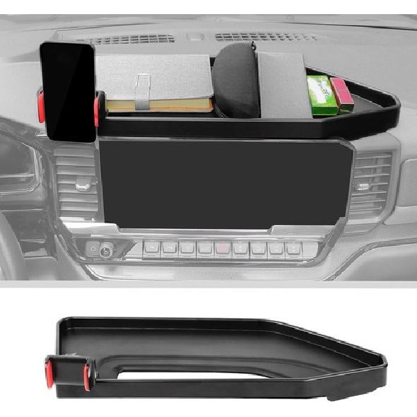 Dash Mount 360° Phone Mount Holder with Storage Tray For Chevy Silverado +