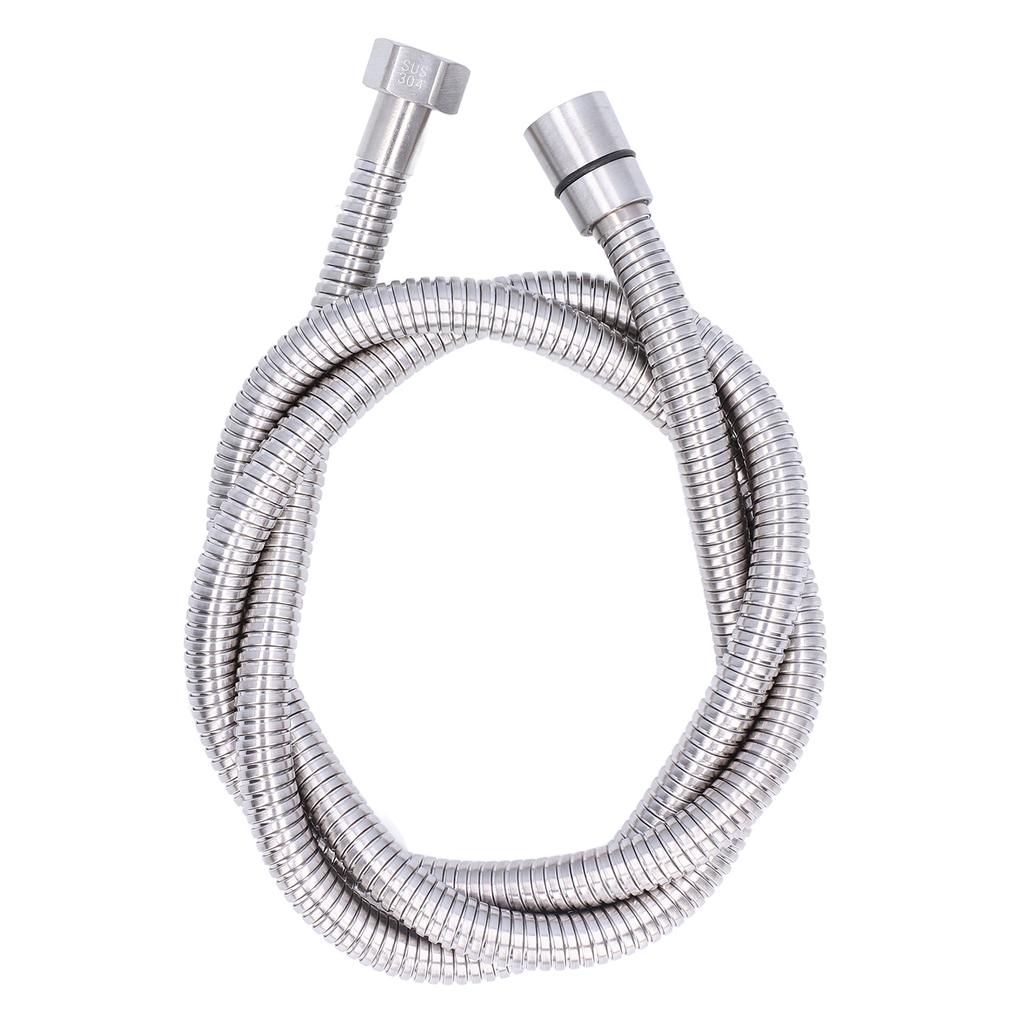 Furtun de duș din oțel inoxidabil rezistent la explozii G1/2 Furtun pentru cap de duș pentru baie Argintiu 1,5 m/4,9 ft