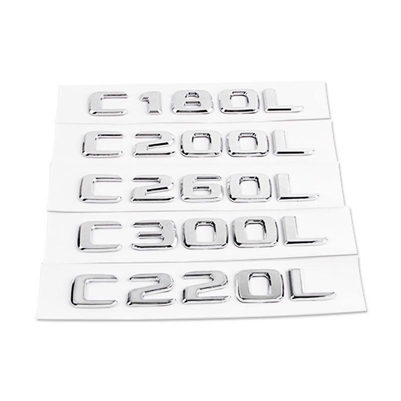 Nová Mercedes-Benz Třída C C200L C260L C300L 4MATIC Zadní Samolepka s Logem pro Modifikaci