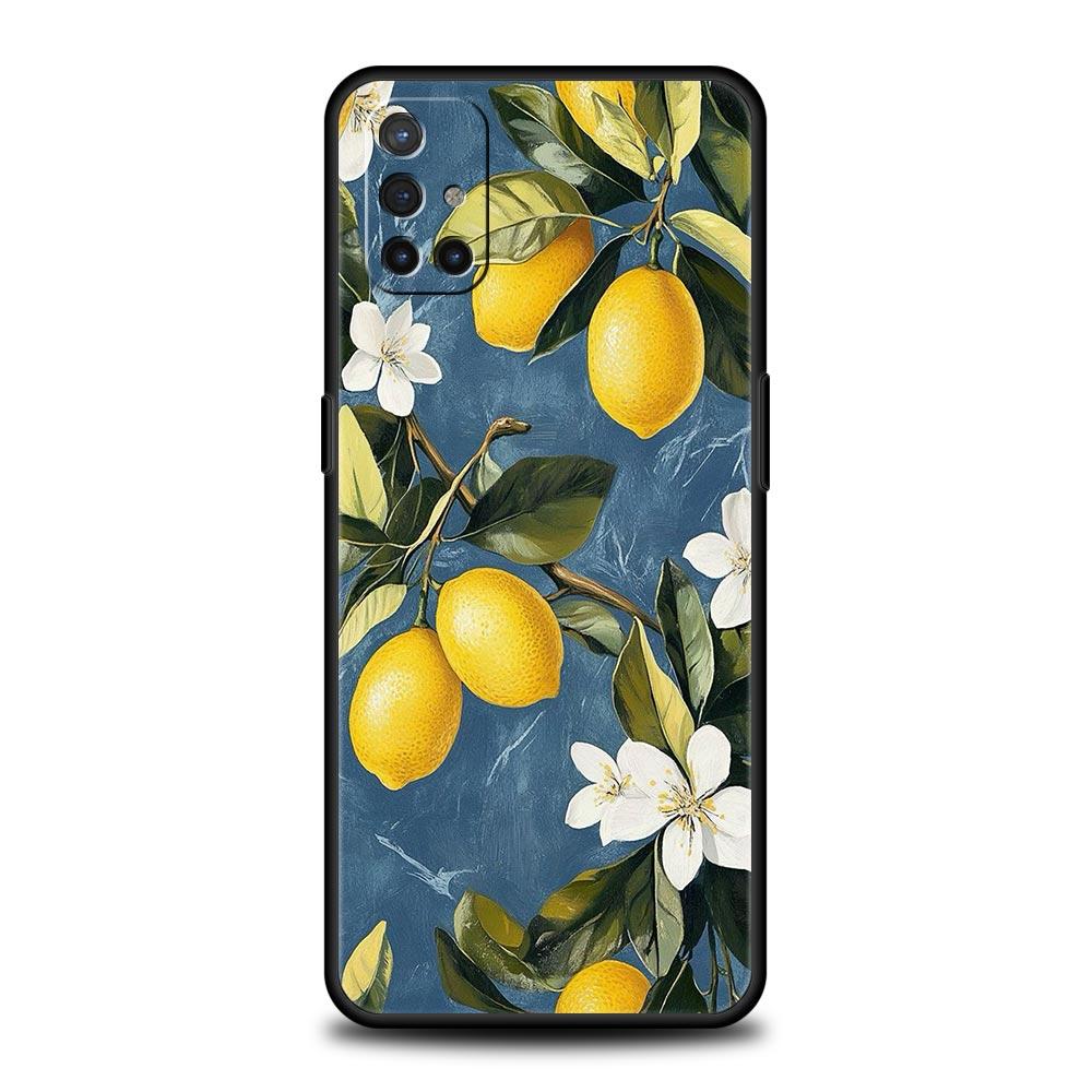 

Summer Fruits Lemon Print Phone Case For OnePlus 15 13 12 11 10 Pro 13T 13R 12R 9 8T 8 7 7T 9R Nord 2T CE 2 3 4 5G Soft Cover Oneplus Nord 3