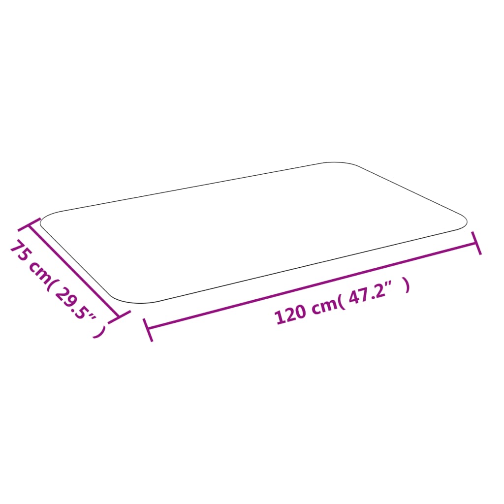 Vidaxl Floor Mat, For Laminate And Carpets, 75 X 120 Cm