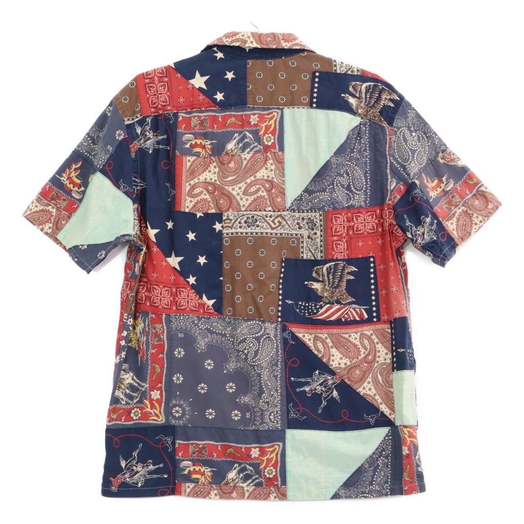 RRL Multicolor Limited Edition All-Over Patchwork Shirt tops M multicolorUsed