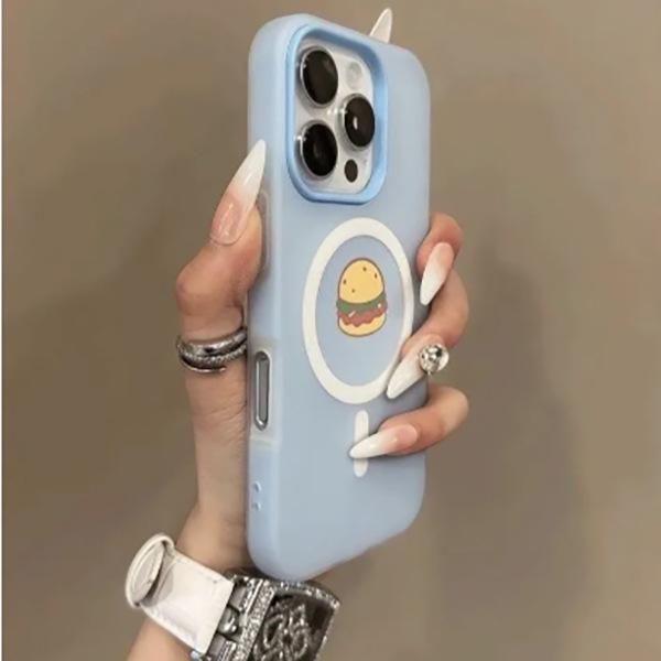 

Magnetic Moon Cartoon Jelly Case for iPhone 17 Pro Max, 16, 15 Pro, 14 - Cute, Simple Design 14
