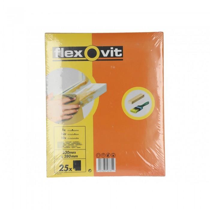 Flexovit Glasspaper Sanding Sheets 230 X 280mm