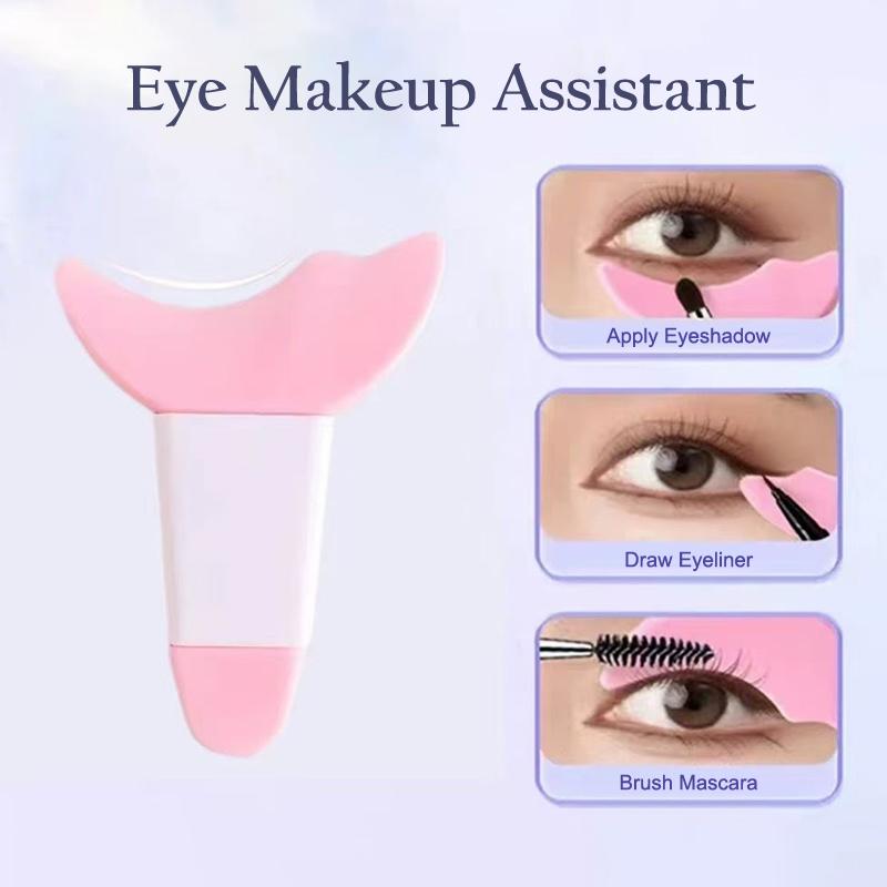 5 Stück Eyeliner Vorlage Augen Make-up Werkzeug Mascara Silikon Pinsel Augen Make-up Hilfe Schild Applikator Multifunktionaler Wimpernstopper
