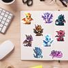 Cartoon Dragon Stickers Cute Western Funny Kids Anime Pet Dinosaur DIY Sketch Gift Phone Laptop Scrapbooking Waterproof Sticker