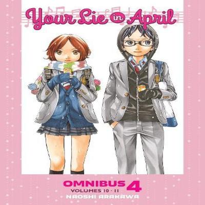 Your Lie In April Omnibus 4 Vol. 1011 by Naoshi Arakawa Paperback Book 9798888772270