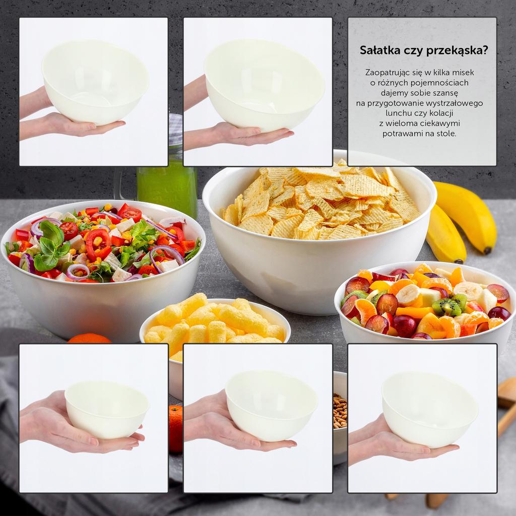 KADAX Küchenschüssel aus Kunststoff für Salate