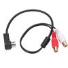 Car Radio AUX IN RCA Audio Cable Adapter Replacement for Alpine KCA121B Ainet Player 9887 105 117 9855