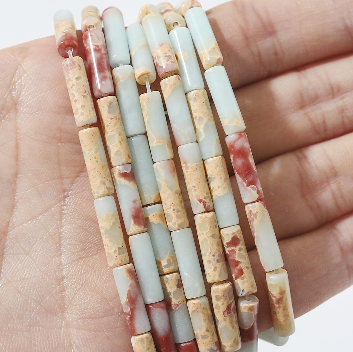 

30 шт. Намисто з натурального каменю агату 4x13 мм для виготовлення ювелірних виробів, намисто-браслет своїми руками