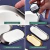 Gold Stainless Steel Oval Divided Serving Tray