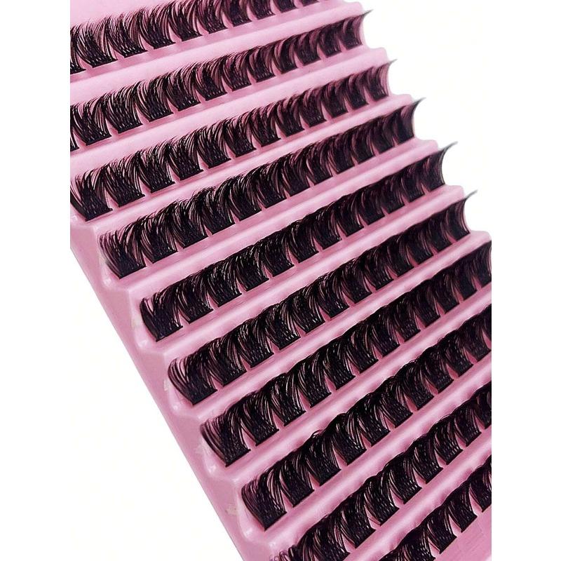 1 krabička trsové řasy 8-16 mm nadýchané jednotlivé řasy přirozený vzhled řasy D prodloužení řas trsy umělé řasy