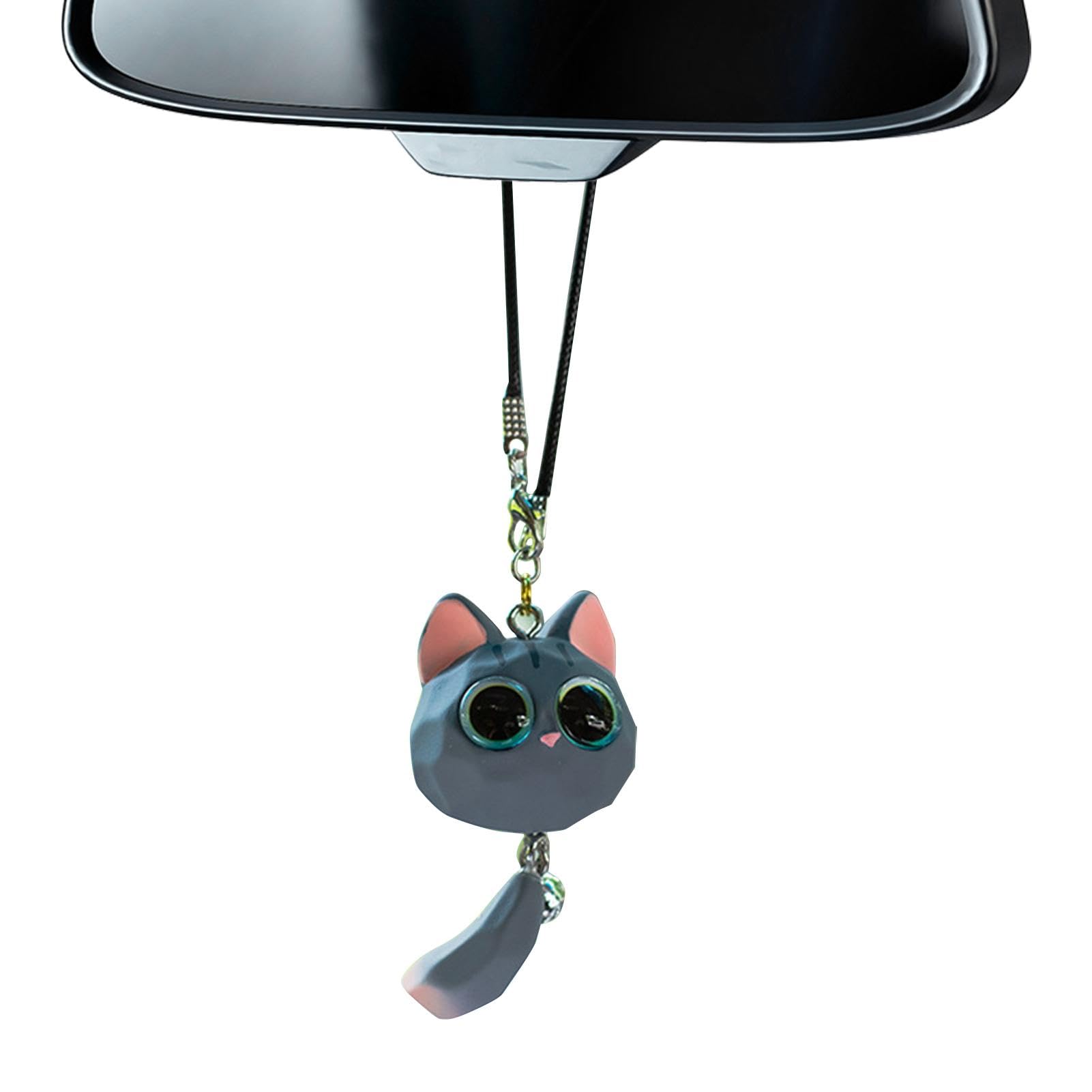 Cat Car Decoration, Car Shaking Ornaments | Cute Car Rearview See description