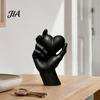 Minimalist Home Accents Hand Holding Heart 3D Printed Figurine, Modern Sculptural Desk Decor, Romantic PLA Sculpture for Gifts Accent Shelf Nightstand