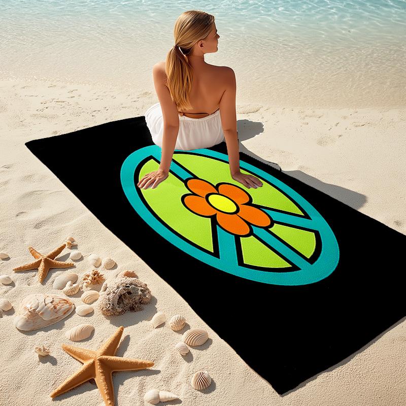 Halloween Fantasy Comedy Adventure Cartoon Movie Scooby-Doo Towel Outdoor Camping Vacation Swimming Beach Towel Outdoor Absorbent Bath Towel Y1