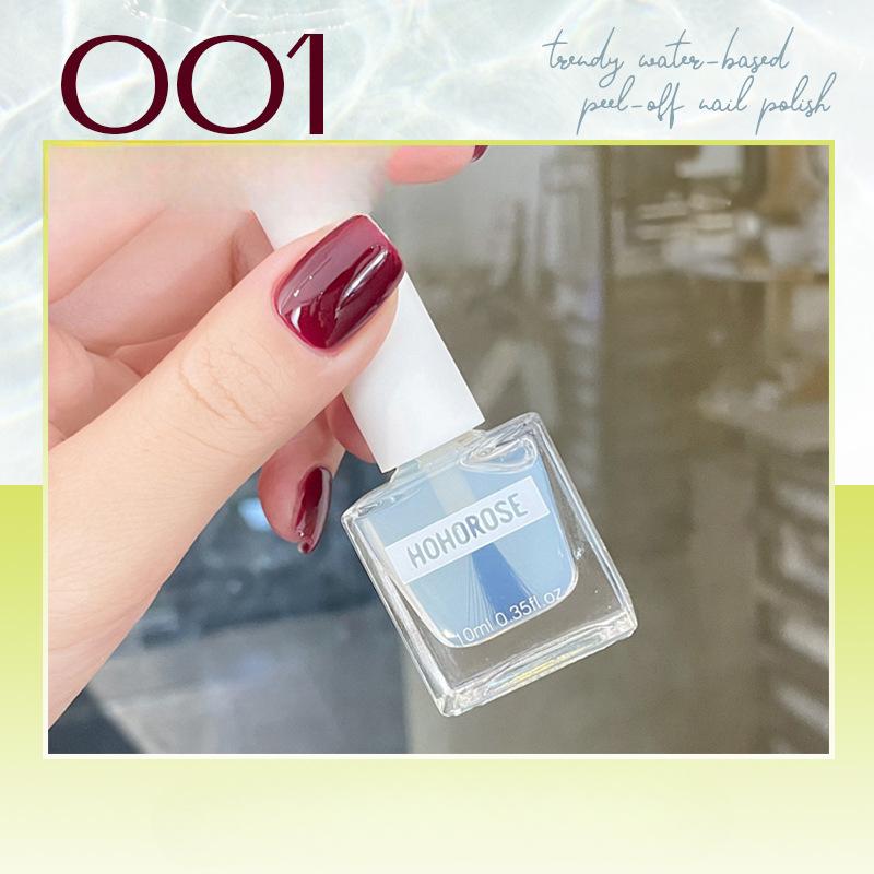 Fine Flash Aurora Fußnagellack, Weiß im Sommer, kein Einbrennen, schnell trocknender und lang anhaltender abziehbarer Nagellack, Basisöl, helles Öl