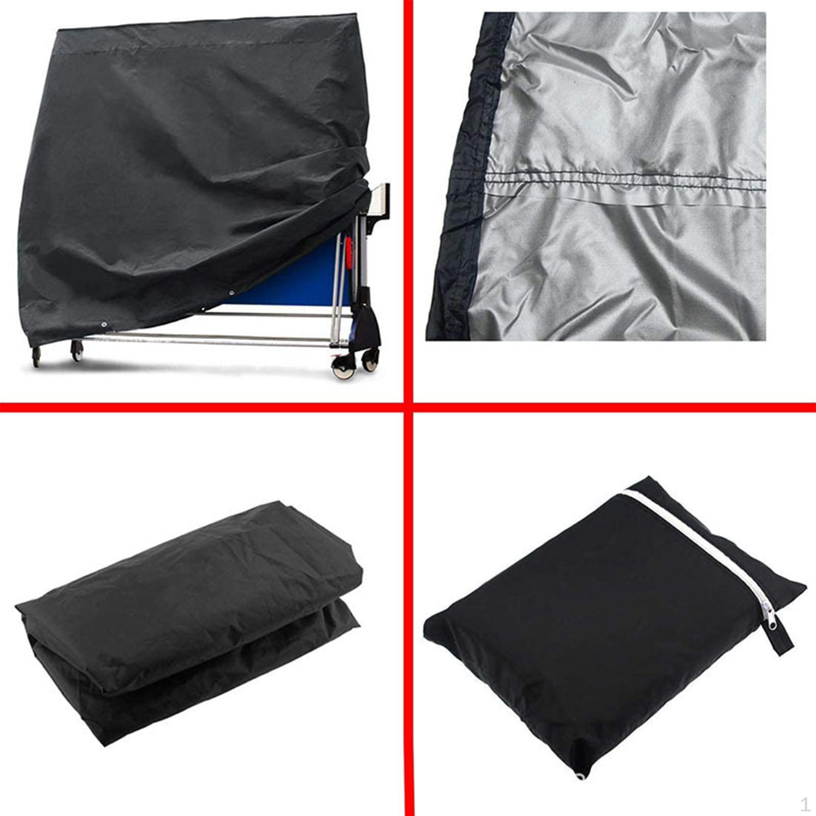Table Tennis Dust Cover Foldable Durable Portable Billiard Protective Waterproof