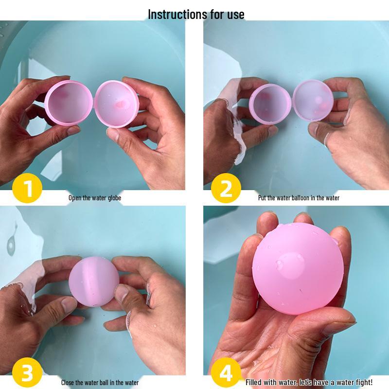 Silikon Wiederverwendbare Wasserballons – Outdoor Wasserspiel & Kampfspielzeug